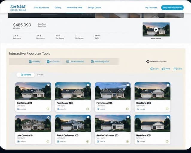 Imagein Build on a builder's website